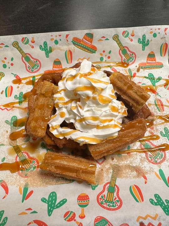 Churro Funnel Cake