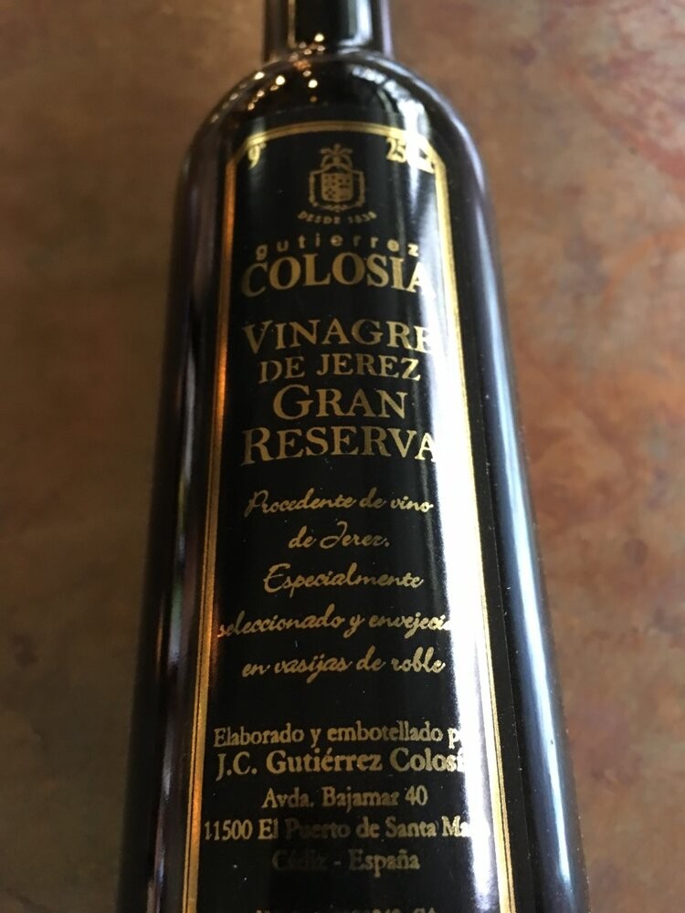 Bodega Gutierrez Colosia Gran Reserva Sherry Vinegar (250 Ml Bottle)
