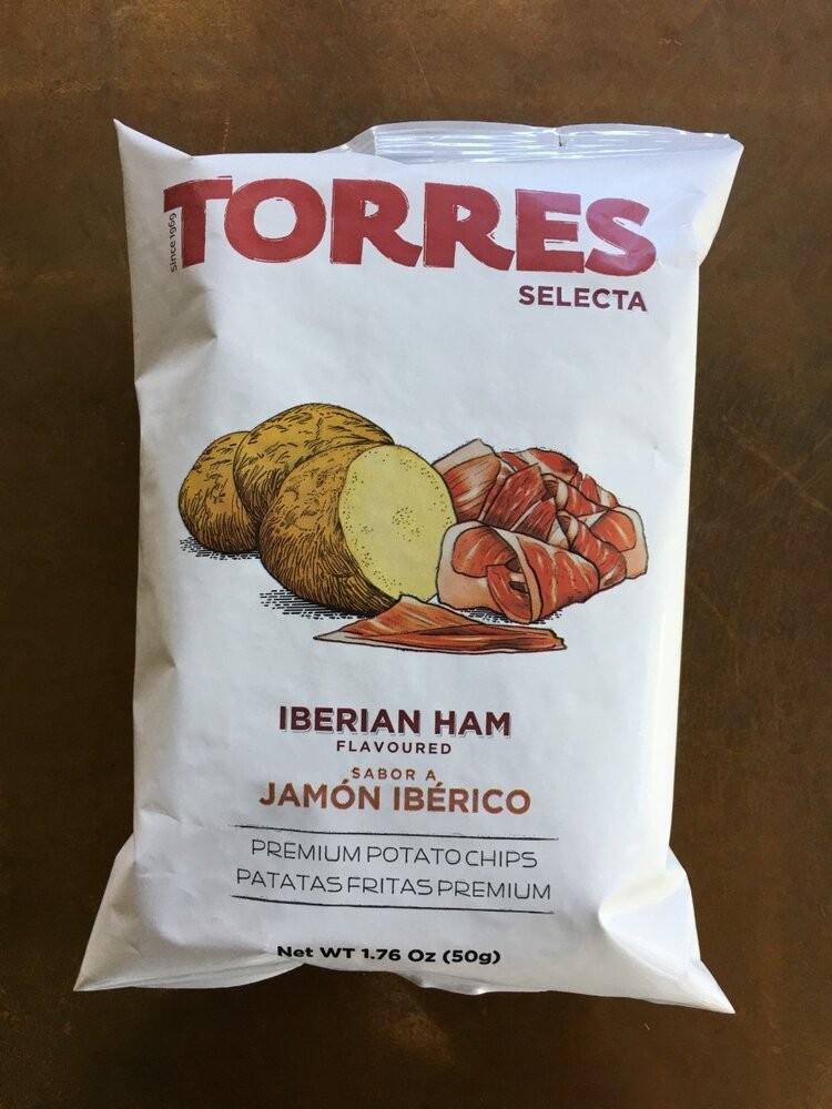Jamón Ibérico Potato Chips by Torres Selecta