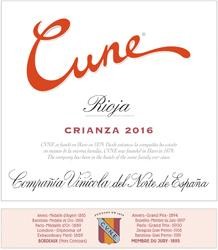 CVNE Crianza 2016   RIOJA