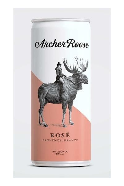 Archer Roose Rose Canned Wine - Pink from France - 4x 250ml Cans