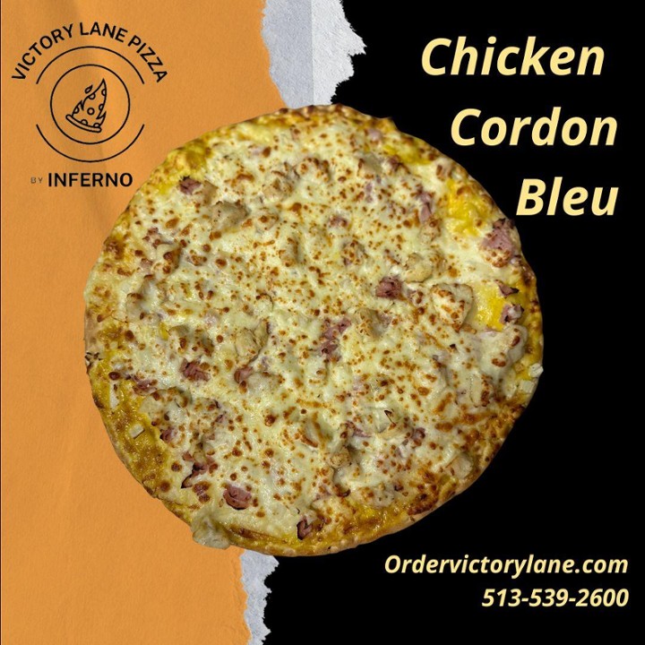 Chicken Cordon Bleu Pizza