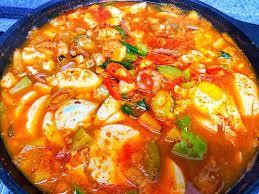 Spicy Seafood and Beef Tofu Stew