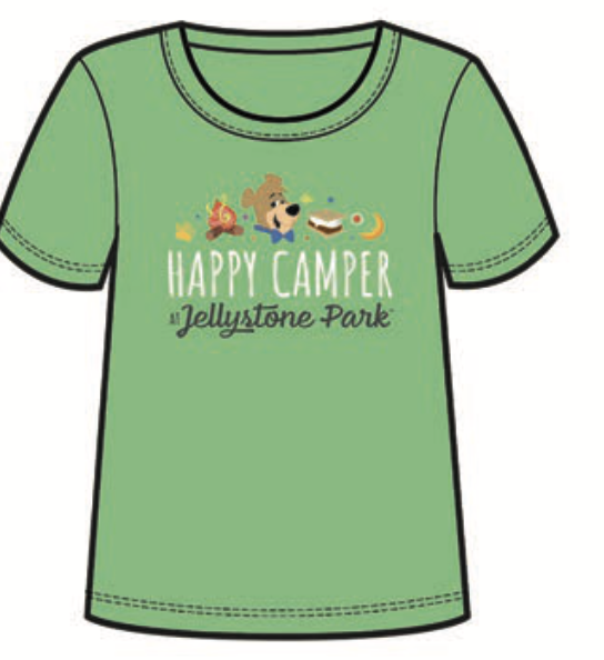 Jellystone Park Happy Camper Pajama T-Shirt - Green (3T)