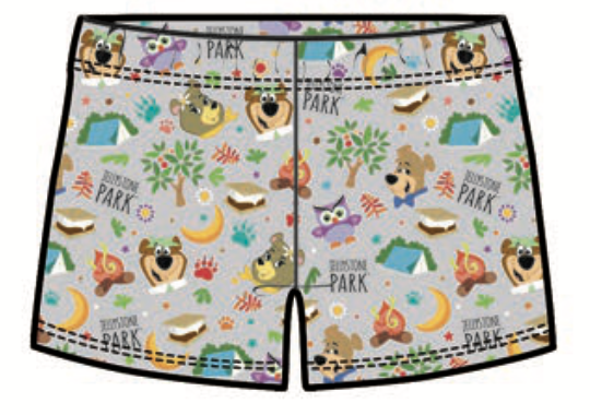 Jellystone Park Icon Pajama Shorts (2X)