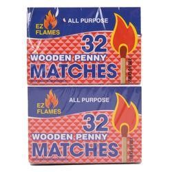 Wooden Penny Matches