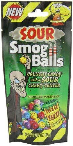 Toxic Waste Sour Smog Balls Candy