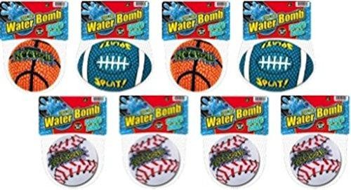 Ja-Ru Water Bomb Sport Balls Party Favor Bundle Pack