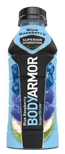 BODYARMOR Sports Drink Sports Beverage, Blue Raspberry, Natural Flavors with Vitamins, Potassium-Packed Electrolytes, No Preservatives, Perfect for At