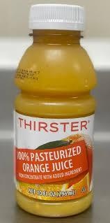 Thirster Orange Juice - 10 Fl Oz
