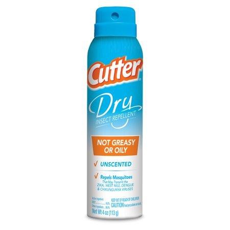 Cutter Dry 4 oz. Insect Repellent Aerosol Spray