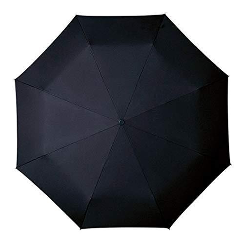 Compact Folding Black Umbrella