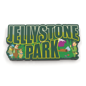 Jellystone Park Green Oversized Letters Magnet