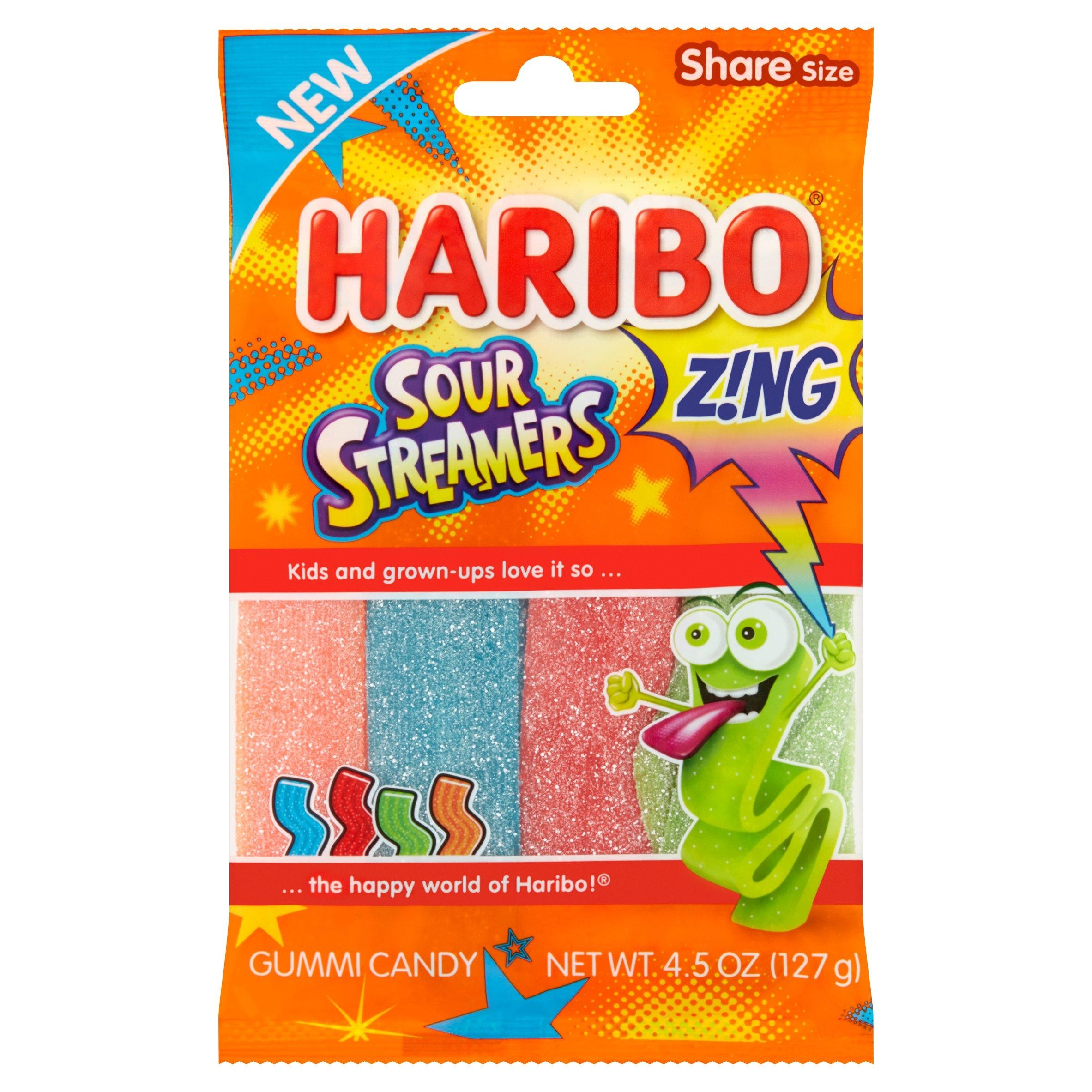 Haribo Z NGS Streamers Sour Gummi Candy