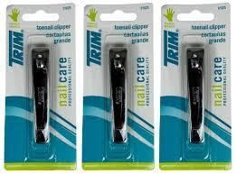 TRIM Nail Care Deluxe Stainless Steel Toenail Clipper with Nail File