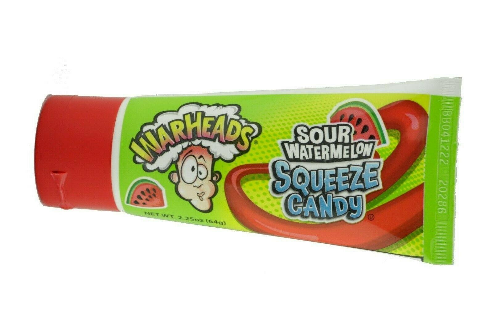 WarHeads Sour Watermelon Squeeze Candy  2.25 Oz.