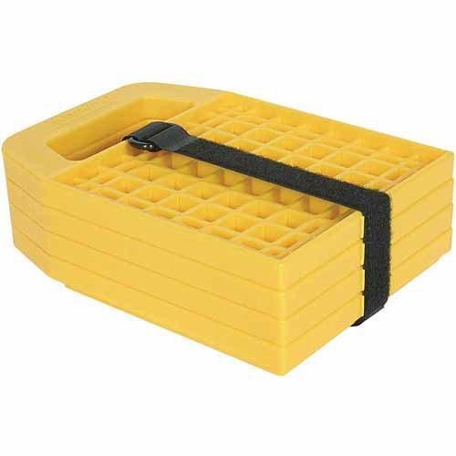 Camco Stabilizer Jack Pad  Yellow - 4-pack