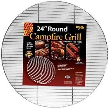 Round Campfire Grill Grid for Fire Rings 24-inch