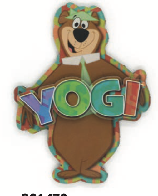 Yogi Bear Plexy Glass Magnet