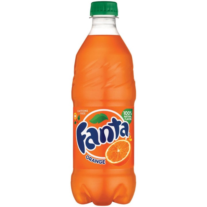 Fanta Soda Orange,  20 Fl Oz Bottle
