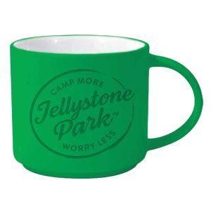 Green Jellystone Deep Etch Mug