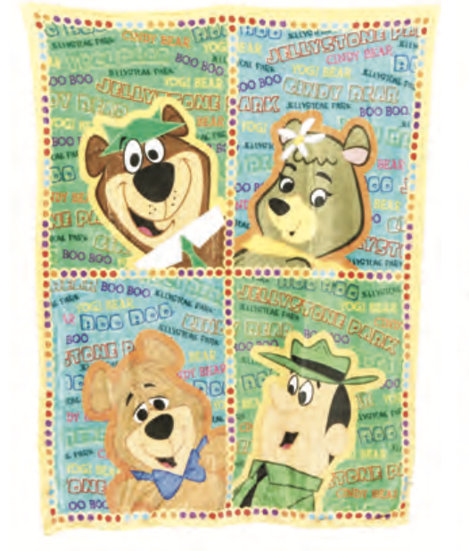 Jellystone Park Character Soft Touch Blanket