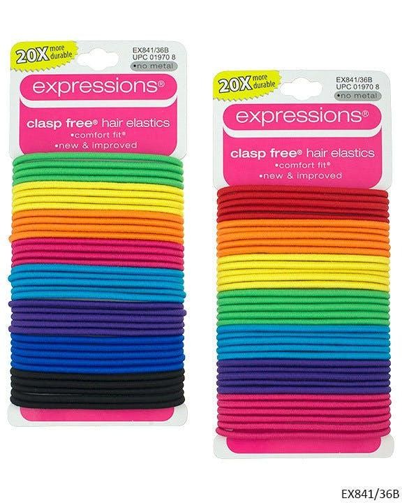 eXpressions Hair Elastics - 36 Piece