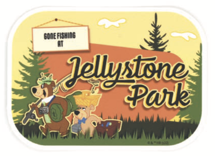 Jellystone Park Gone Fishing Sticker