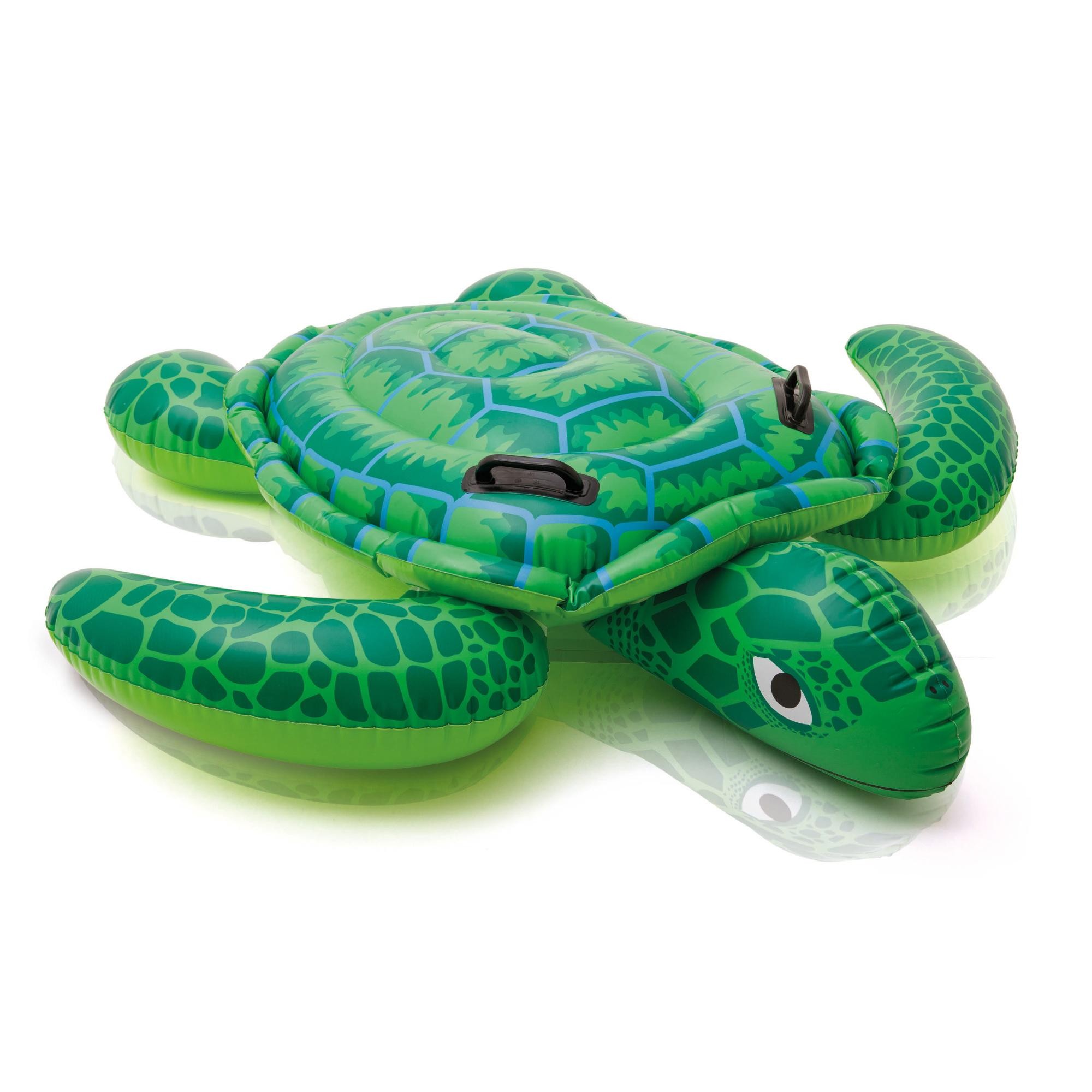 Intex Lil  Sea Turtle Ride-on Pool Float  59  X 50   for Ages 3+