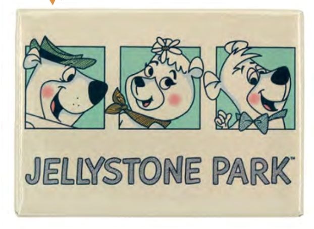Jellystone Park Water Color Bears Magnet