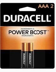 AAA 2 pk Duracell Batteries