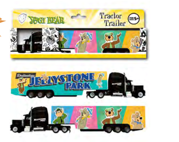 Jellystone Character Tractor Trailer