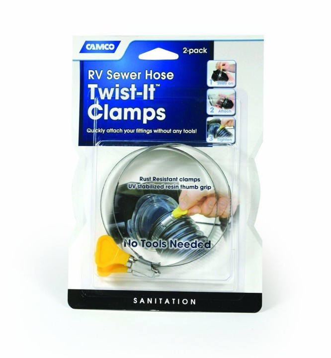 Camco RV Twist It Clamps