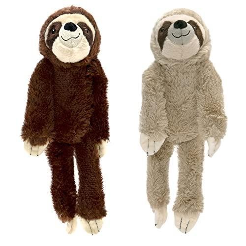 Shake & Squeak Sloth Plush Dog Toy