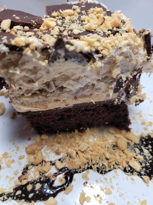 Chocolate Peanut Butter Mousse Cake