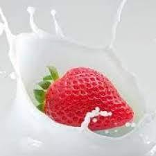 Agua de Fresa c/Leche (Strawberry: Dairy)