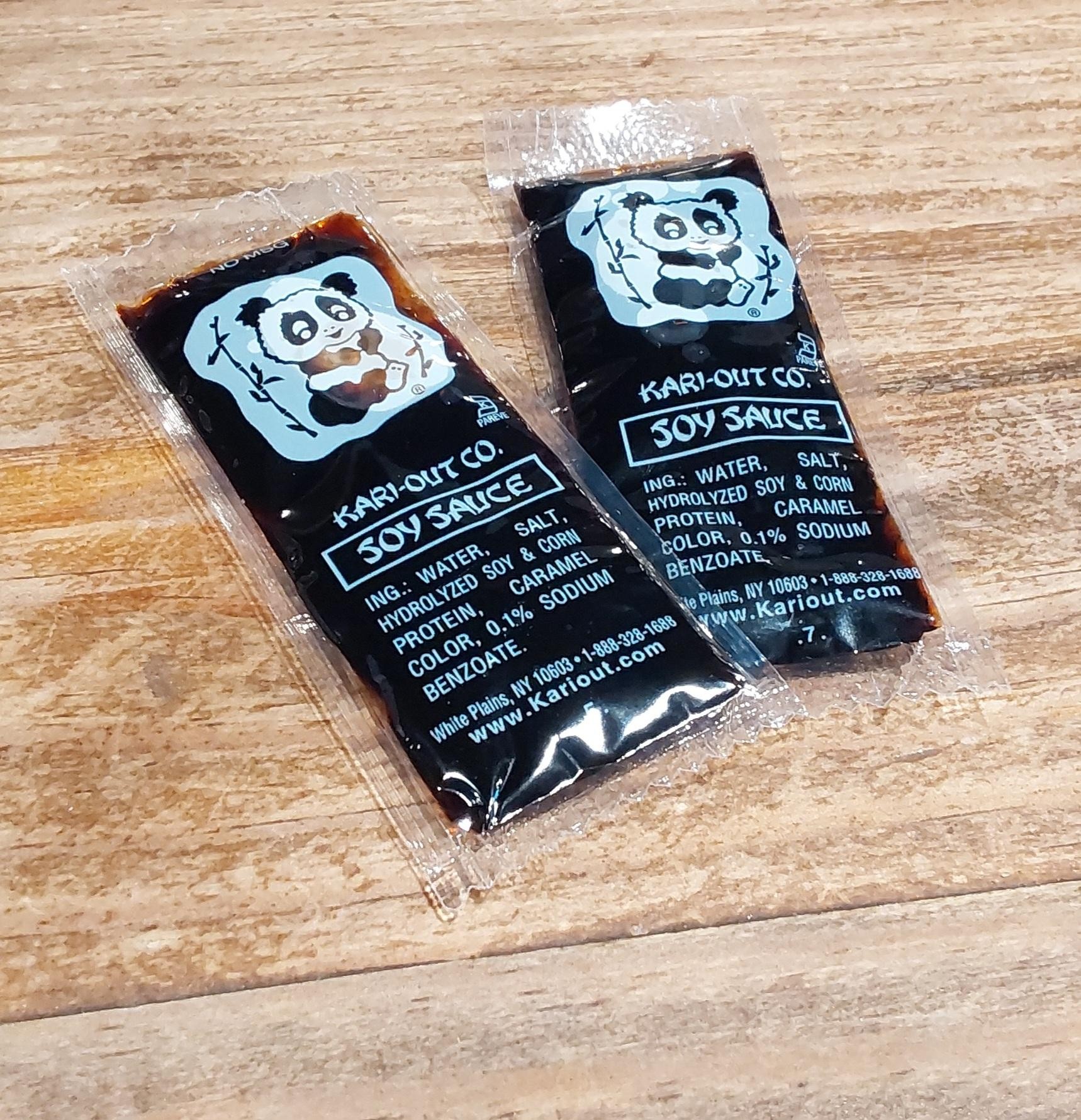 (2) Soy Sauce Packets