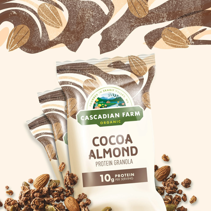 Cascadian Farm Organic Cocoa Almond Protein Granola