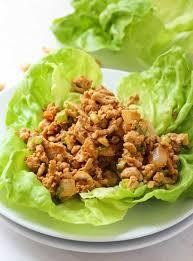 Chicken lettuce wraps