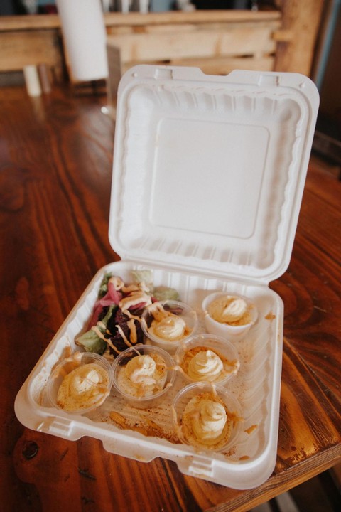 Cajun Deviled Eggs (6)