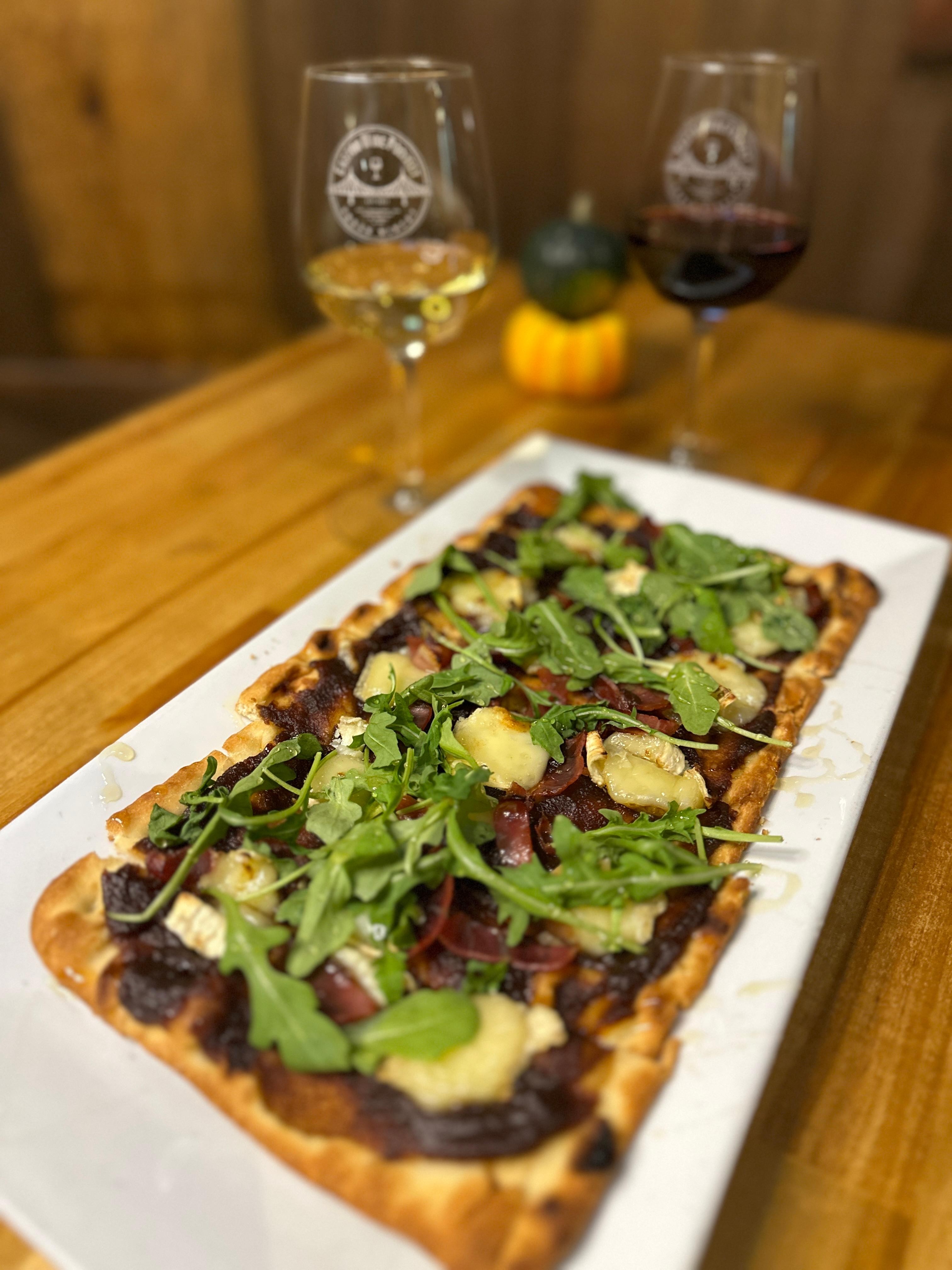 Apple Butter & Brie Flatbread