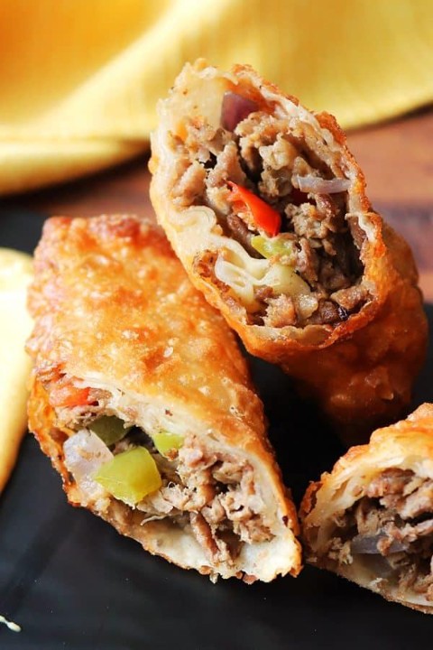 Philly Steak & Cheese Rolls