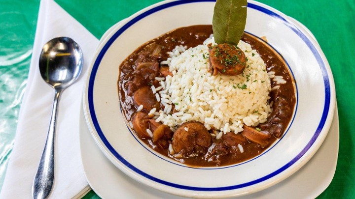 New Orleans Red Beans & Rice with Cornbread