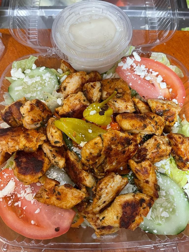 Greek Grilled Chicken Salad with Feta Cheese(Halal)