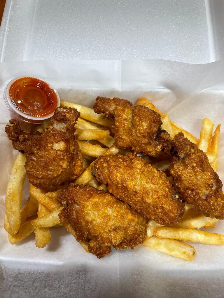 Special 3 - 5 Piece Wingding With Fries