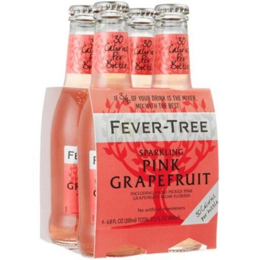 Fever Tree Sparkling Pink Grapefruit Bottled Single 200ml