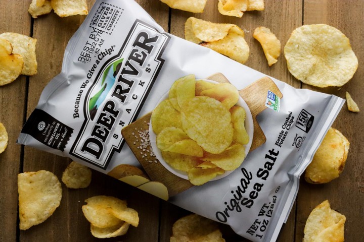 Deep River® Sea Salt Kettle Cooked Potato Chips