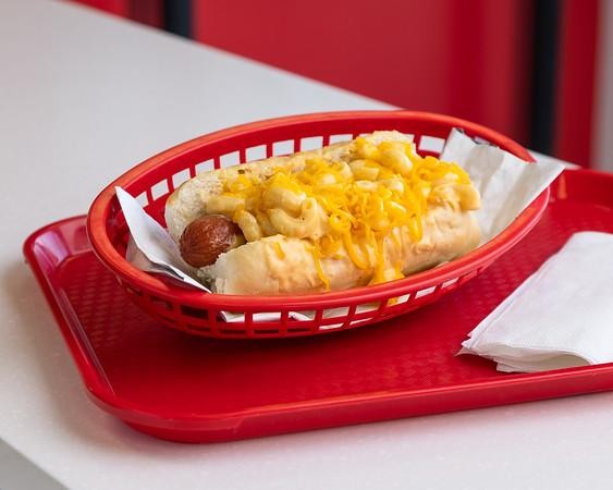 Mac and Cheese Dog