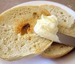 Bagel with butter