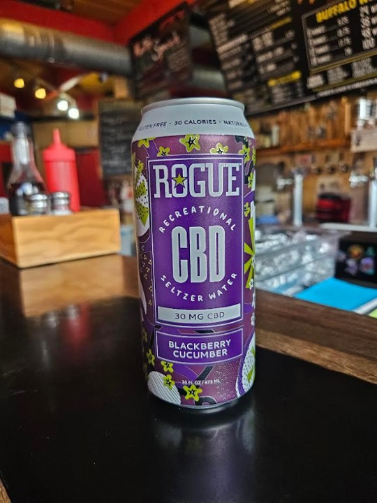 Rogue CBD Seltzer - Blackberry Cucumber